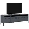 Image de vidaXL Meuble TV anthracite 135x39x43,5 cm acier laminÃ© Ã  froid