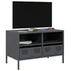 Image de vidaXL Meuble TV anthracite 68x39x43,5 cm acier laminé à froid851318