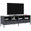 Image de vidaXL Meuble TV anthracite 135x39x43,5 cm acier laminé à froid851330