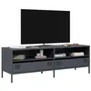 Image de vidaXL Meuble TV anthracite 135x39x43,5 cm acier laminé à froid851336