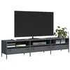 Image de vidaXL Meuble TV anthracite 202x39x43,5 cm acier laminé à froid851348