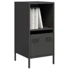 Image de vidaXL Buffet noir 35x39x73,5 cm acier laminé à froid851352