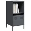 Image de vidaXL Buffet anthracite 35x39x73,5 cm acier laminÃ© Ã  froid