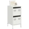 Image de vidaXL Buffet blanc 35x39x73,5 cm acier laminé à froid851399