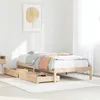 Image de vidaXL Cadre de lit sans matelas 90x190 cm bois de pin massif
