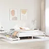 Image de vidaXL Cadre de lit sans matelas blanc 180x200 cm bois massif de pin
