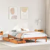 Image de vidaXL Cadre de lit sans matelas cire marron 160x200cm bois pin massif