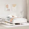 Image de vidaXL Cadre de lit sans matelas blanc 140x190 cm bois de pin massif
