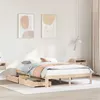 Image de vidaXL Cadre de lit avec tiroirs sans matelas 140x190 cm