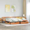Image de vidaXL Lit de jour et lit gigogne et tiroirs 90x190 cm bois pin massif