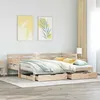 Image de vidaXL Lit de jour et lit gigogne et tiroirs 90x190 cm bois pin massif