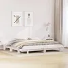 Image de vidaXL Cadre de lit sans matelas blanc 200x200 cm bois massif de pin