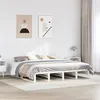 Image de vidaXL Cadre de lit sans matelas blanc 200x200 cm bois massif de pin