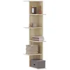 Image de vidaXL Vidaxl Étagère D'angle Murale Chêne Sonoma Bois D'ingénierie