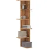 Image de vidaXL Vidaxl Étagère D'angle Murale Chêne Artisanal Bois D'ingénierie