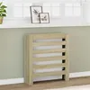 Image de vidaXL Cache-radiateur chêne sonoma 78x20x82 cm bois d'ingénierie852683