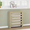 Image de vidaXL vidaXL Cache-radiateur chêne sonoma 78x20x82 cm bois d'ingénierie