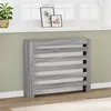 Image de vidaXL Cache-radiateur sonoma gris 104x20x82 cm bois d'ingénierie852695
