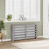 Image de vidaXL Cache-radiateur sonoma gris 149x20x82 cm bois d'ingénierie852704