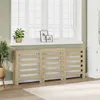 Image de vidaXL Cache-radiateur chêne sonoma 205x21,5x83,5 cm bois d'ingénierie852719