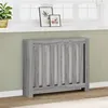 Image de vidaXL Cache-radiateur sonoma gris 104x20x82 cm bois d'ingénierie