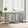Image de vidaXL Cache-radiateur sonoma gris 175x20x82 cm bois d'ingÃ©nierie