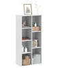 Image de vidaXL Bibliothèque blanc 50x25x105 cm bois d'ingénierie852789