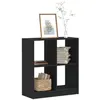 Image de vidaXL Bibliothèque noir 68,5x32x75 cm bois d'ingénierie852808