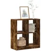 Image de vidaXL Bibliothèque chêne fumé 68,5x32x75 cm bois d'ingénierie852811
