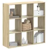 Image de vidaXL Bibliothèque chêne sonoma 102x32x102 cm bois d'ingénierie852818