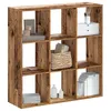 Image de vidaXL BibliothÃ¨que vieux bois 102x32x102 cm bois d'ingÃ©nierie