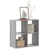 Image de vidaXL Bibliothèque sonoma gris 68,5x32x68,5 cm bois d'ingénierie852830