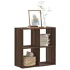 Image de vidaXL Bibliothèque chêne marron 68,5x32x68,5 cm bois d'ingénierie852831