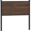 Image de vidaXL TÃªte de lit chÃªne marron 80 cm bois d'ingÃ©nierie et acier