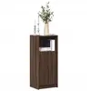 Image de vidaXL Buffet avec LED chêne marron 42,5x34x100 cm bois d'ingénierie852158