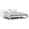 Image de vidaXL Cadre de lit sans matelas blanc 200x200 cm bois massif de pin