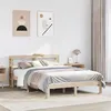 Image de vidaXL Cadre de lit avec tête de lit 140x190 cm bois de pin massif