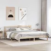 Image de vidaXL Cadre de lit avec tête de lit sans matelas 200x200 cm