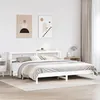 Image de vidaXL Cadre de lit sans matelas blanc 200x200 cm bois massif de pin