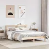 Image de vidaXL Cadre de lit sans matelas 140x190 cm bois de pin massif