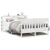 Image de vidaXL Cadre de lit sans matelas blanc 120x200 cm bois de pin massif