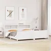 Image de vidaXL Cadre de lit sans matelas blanc 180x200 cm bois massif de pin