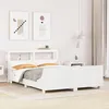 Image de vidaXL Cadre de lit sans matelas blanc 120x190 cm bois de pin massif