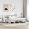 Image de vidaXL Cadre de lit sans matelas blanc 200x200 cm bois massif de pin