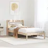 Image de vidaXL Cadre de lit sans matelas 90x190 cm bois de pin massif