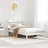 Image de vidaXL Cadre de lit sans matelas blanc 100x200 cm bois de pin massif
