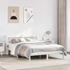 Image de vidaXL Cadre de lit sans matelas blanc 160x200 cm bois de pin massif