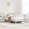 Image de vidaXL Cadre de lit sans matelas blanc 90x190 cm bois de pin massif