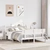 Image de vidaXL Cadre de lit sans matelas blanc 135x190 cm bois de pin massif