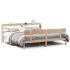 Image de vidaXL Cadre de lit sans matelas 200x200 cm bois massif de pin
